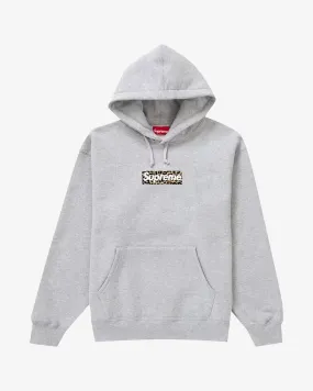 SUPREME FW24 SHANGHAI BOX LOGO ASH GREY HOODIE (NEW)