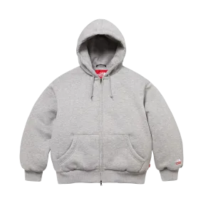 Supreme x The North Face Zip Up Hooded Sweatshirt 'Grey'