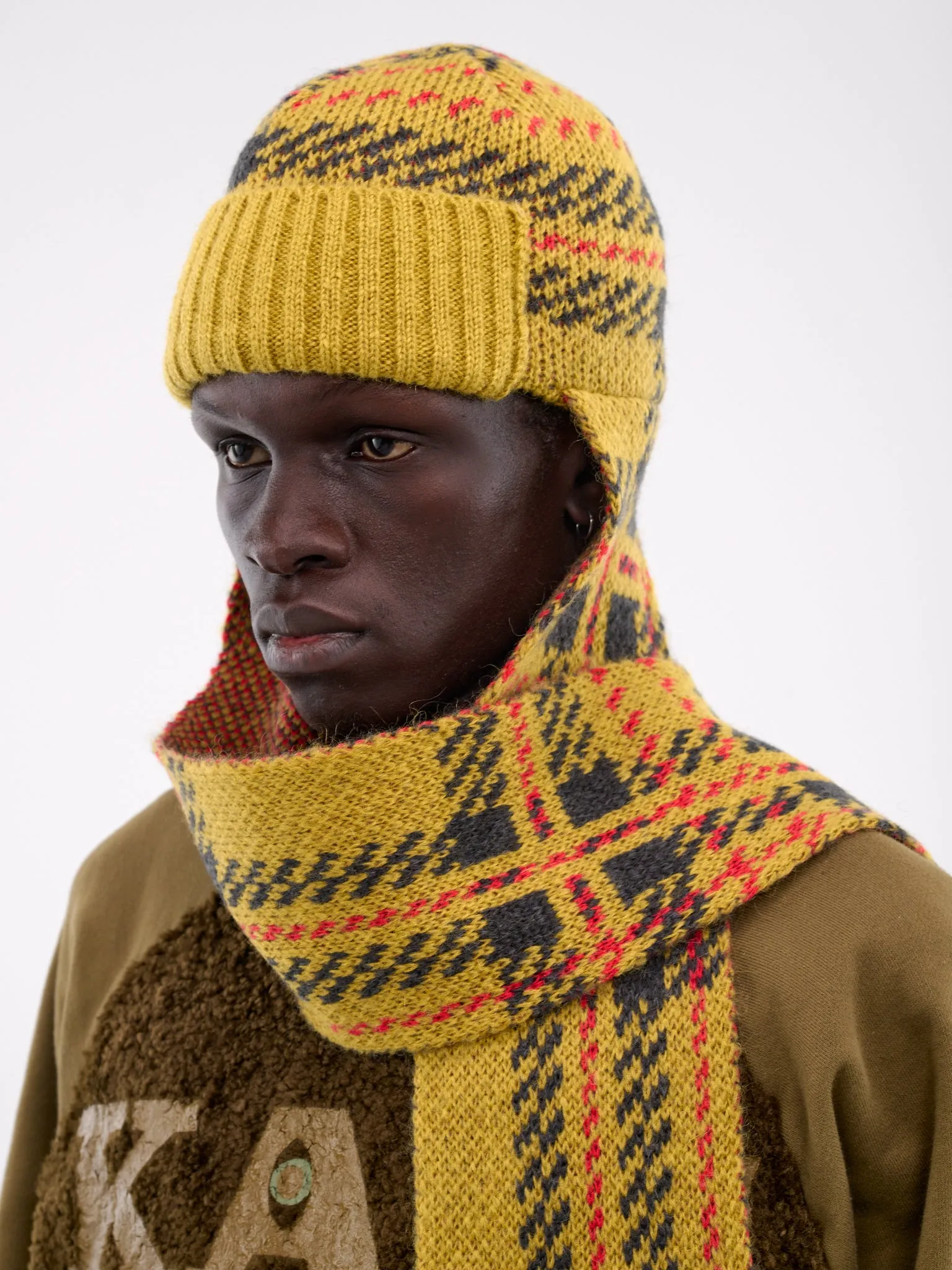 Tartan Check Gale Cap (K2410XH544-YELLOW)