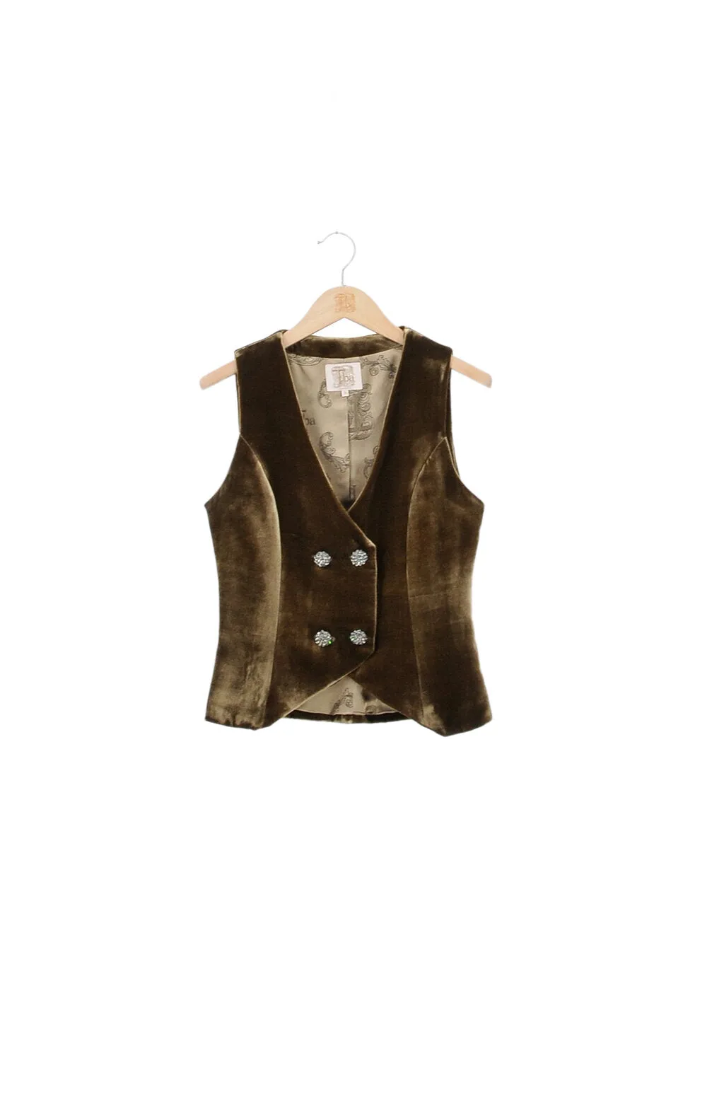 T.ba Gypsy Vest Silk Velvet