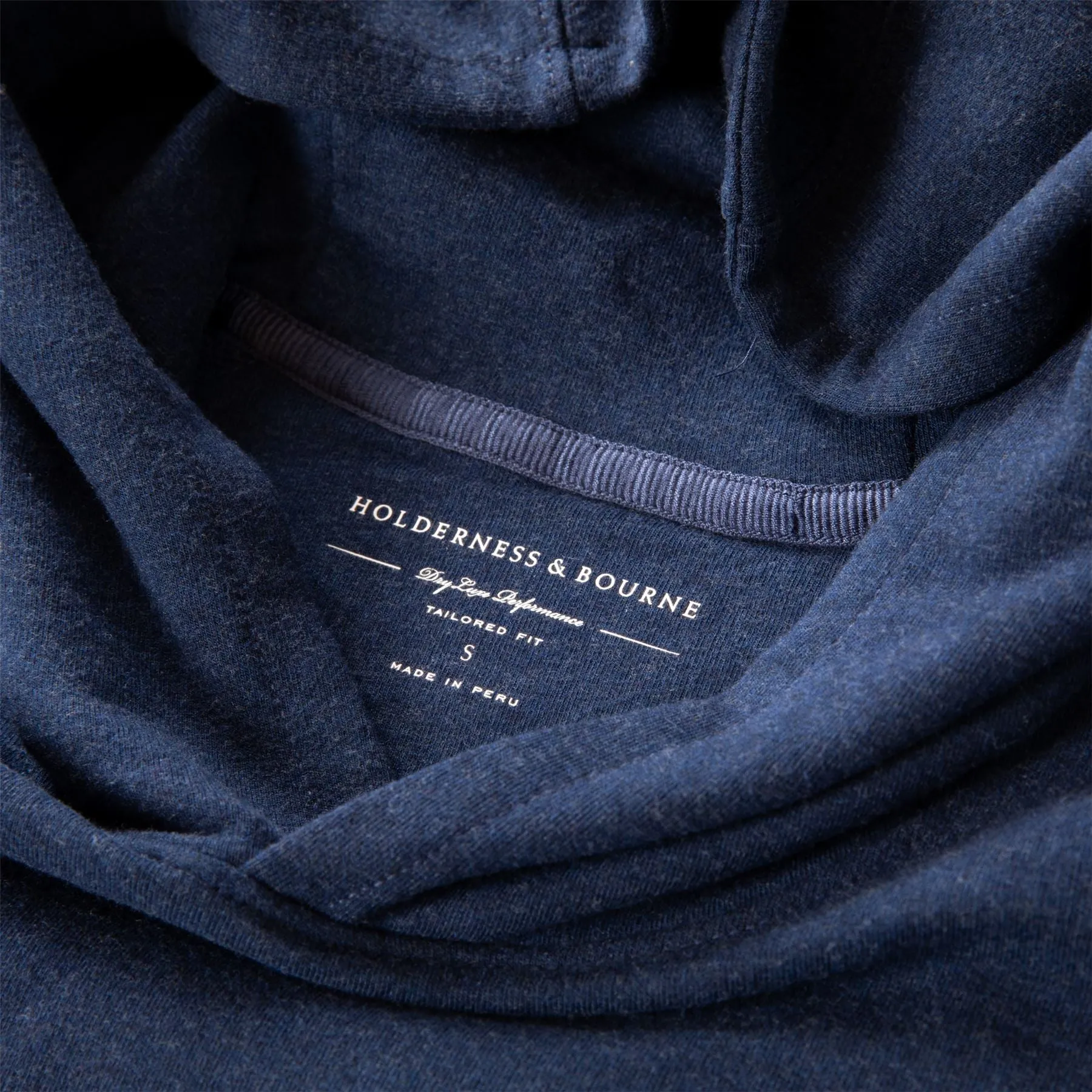 The Lawson Performance Hoodie Heathered Atlantic - AW24