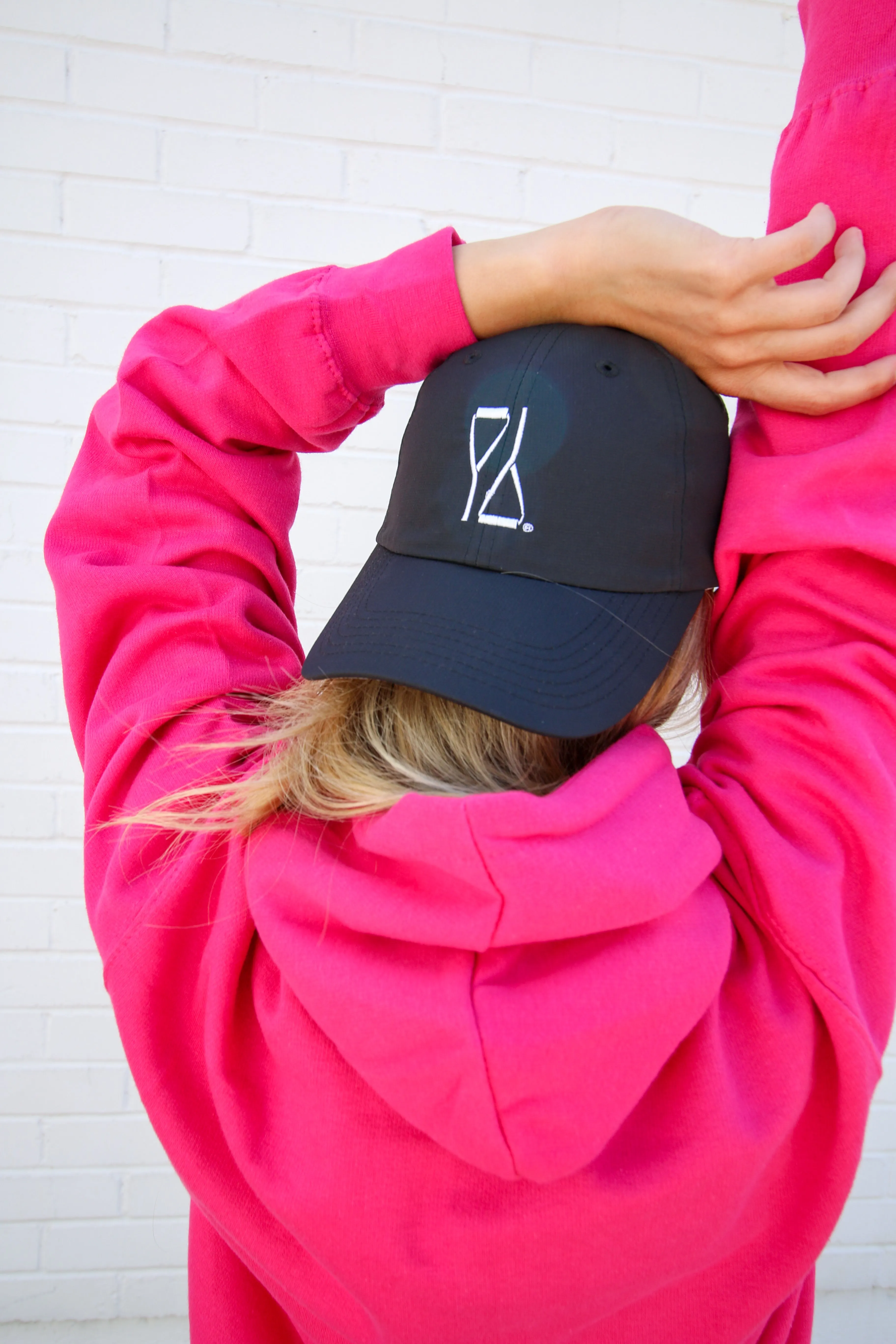 THE PILATESBARRE Fuschia Hoodie