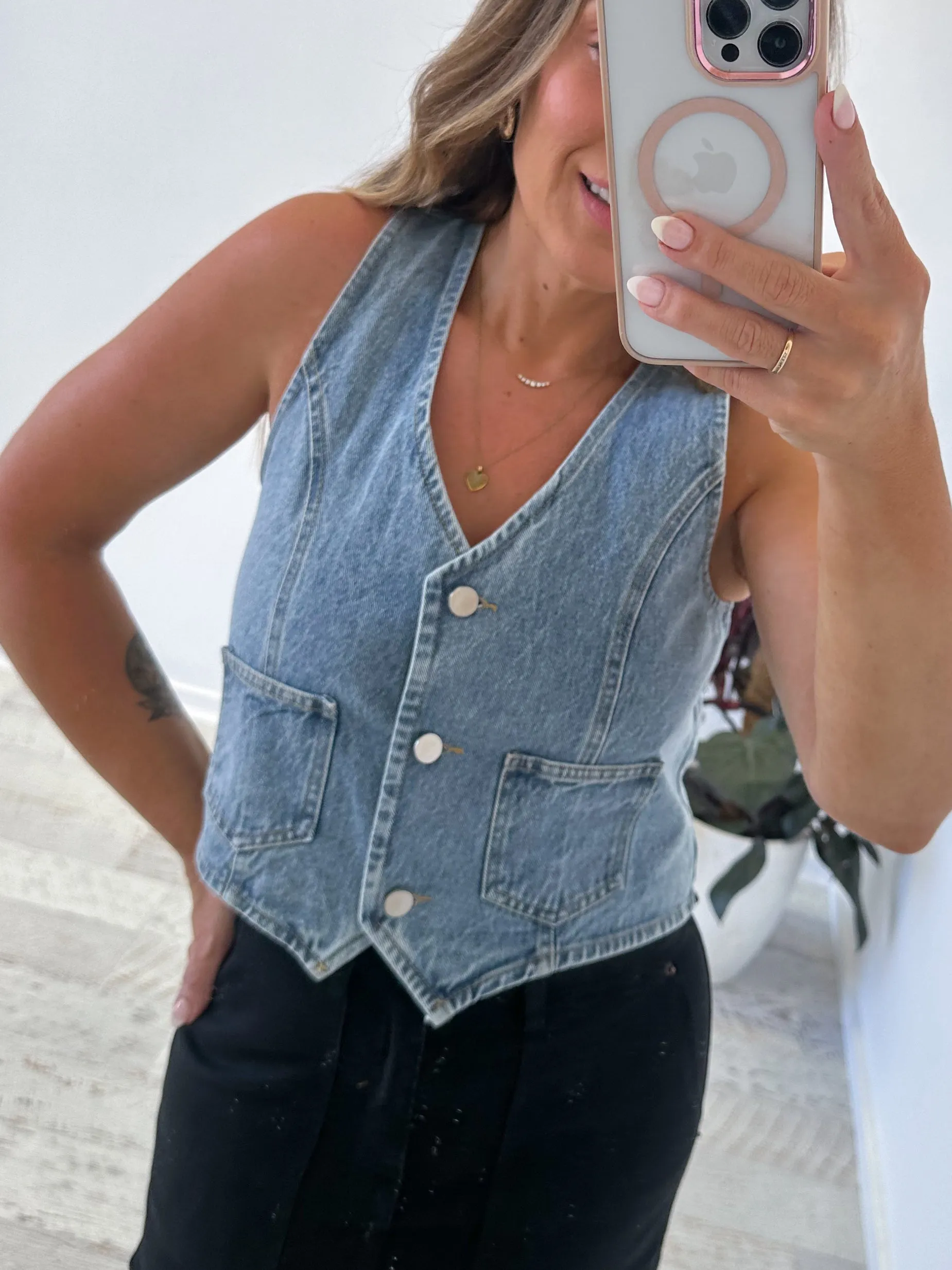 Theo Denim Vest