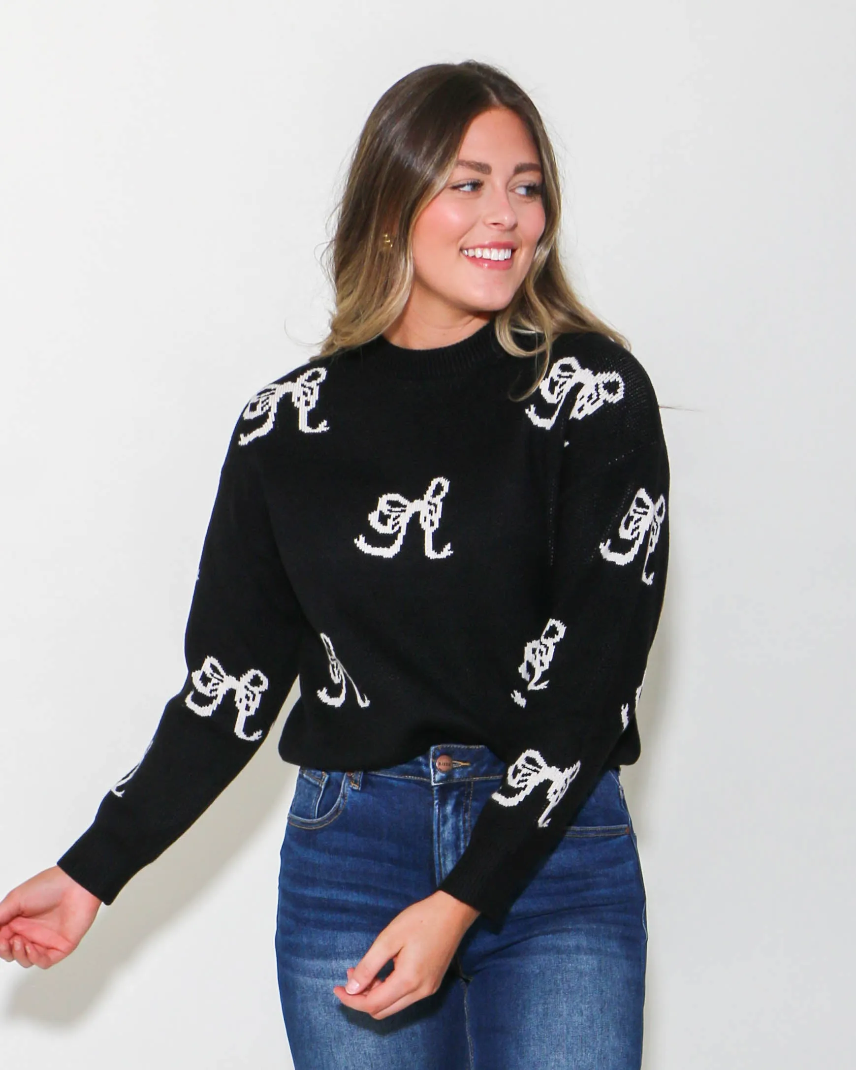 THML Bow knit Sweater