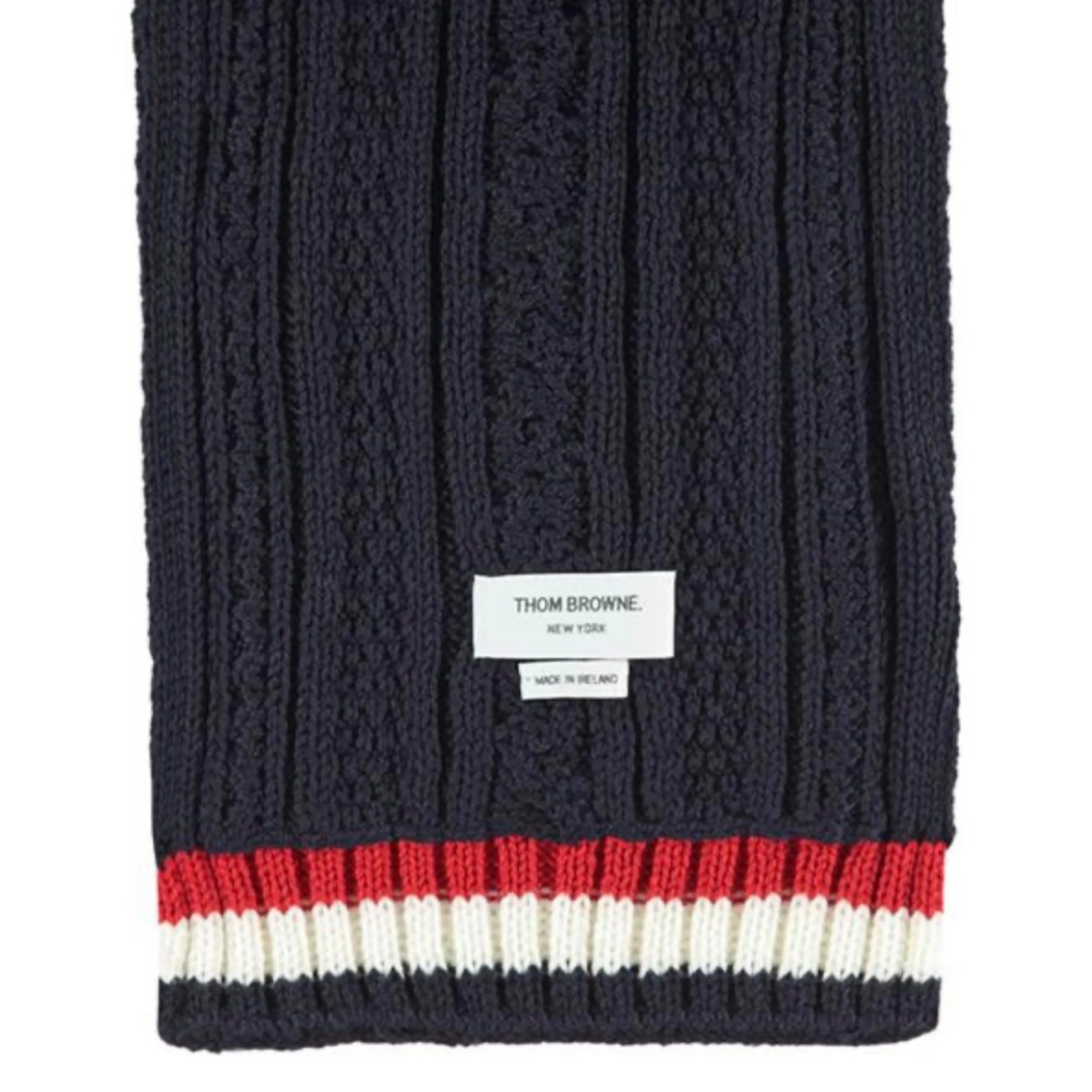 Thom Browne Cable Knit Scarf