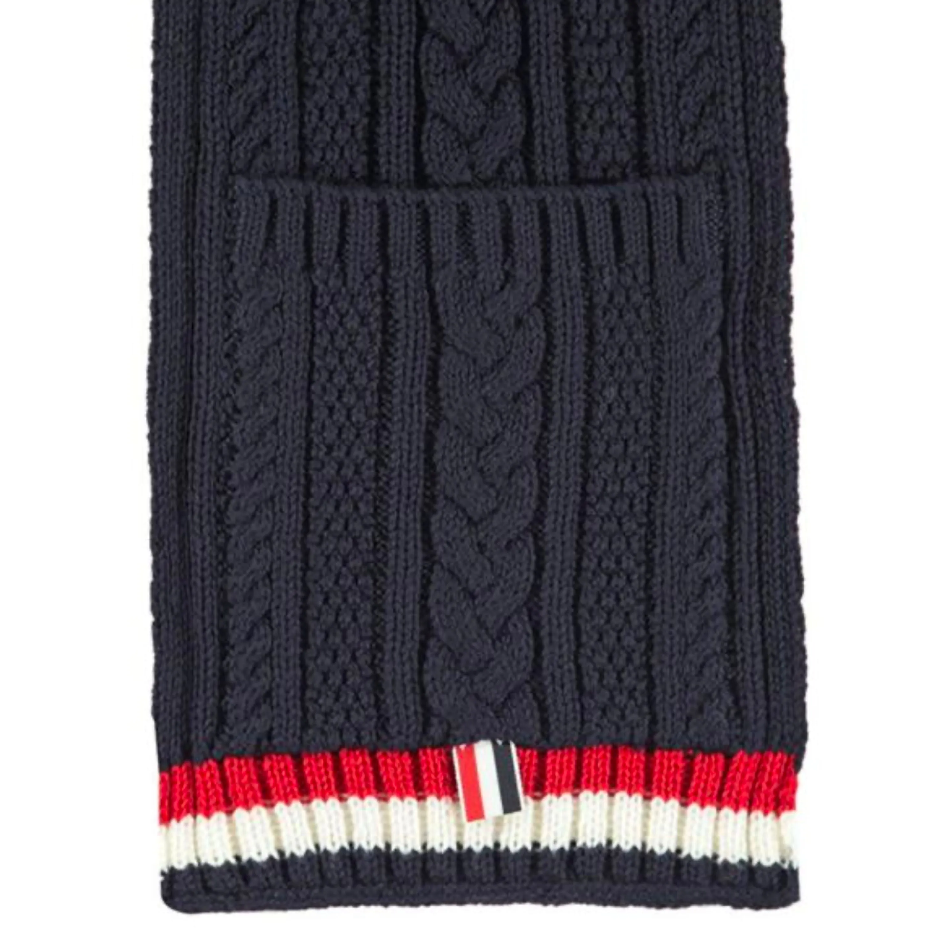 Thom Browne Cable Knit Scarf