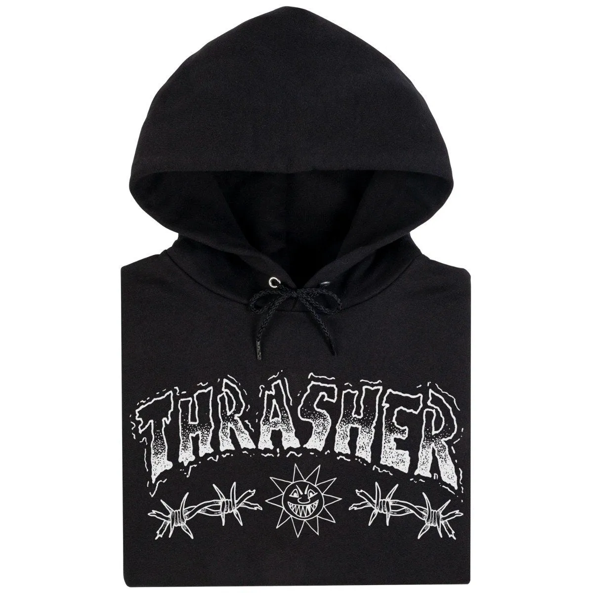 Thrasher - Barbed Wire Hoodie Black