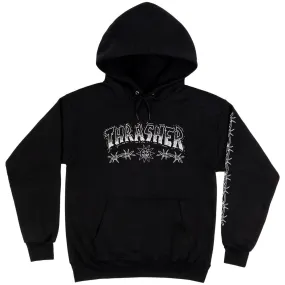 Thrasher - Barbed Wire Hoodie Black