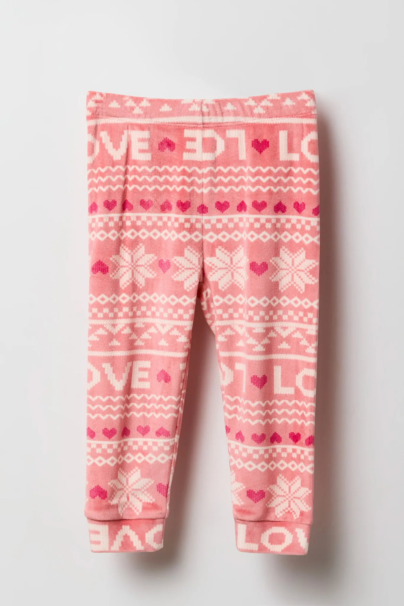 Toddler Girl Velour Jogger