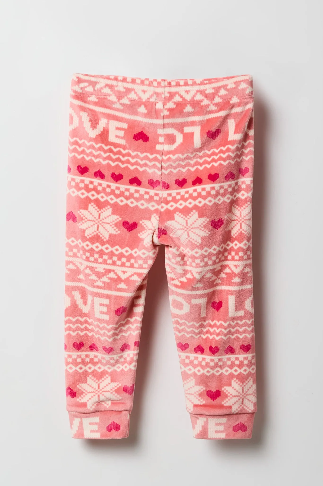 Toddler Girl Velour Jogger