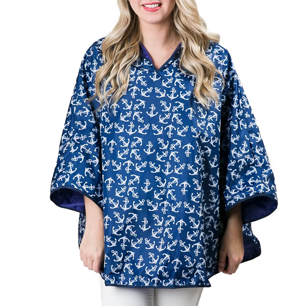 Top It Off Women's Reversible Rain Poncho