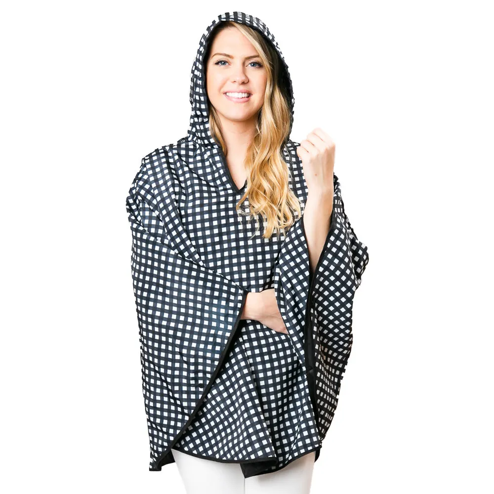 Top It Off Women's Reversible Rain Poncho