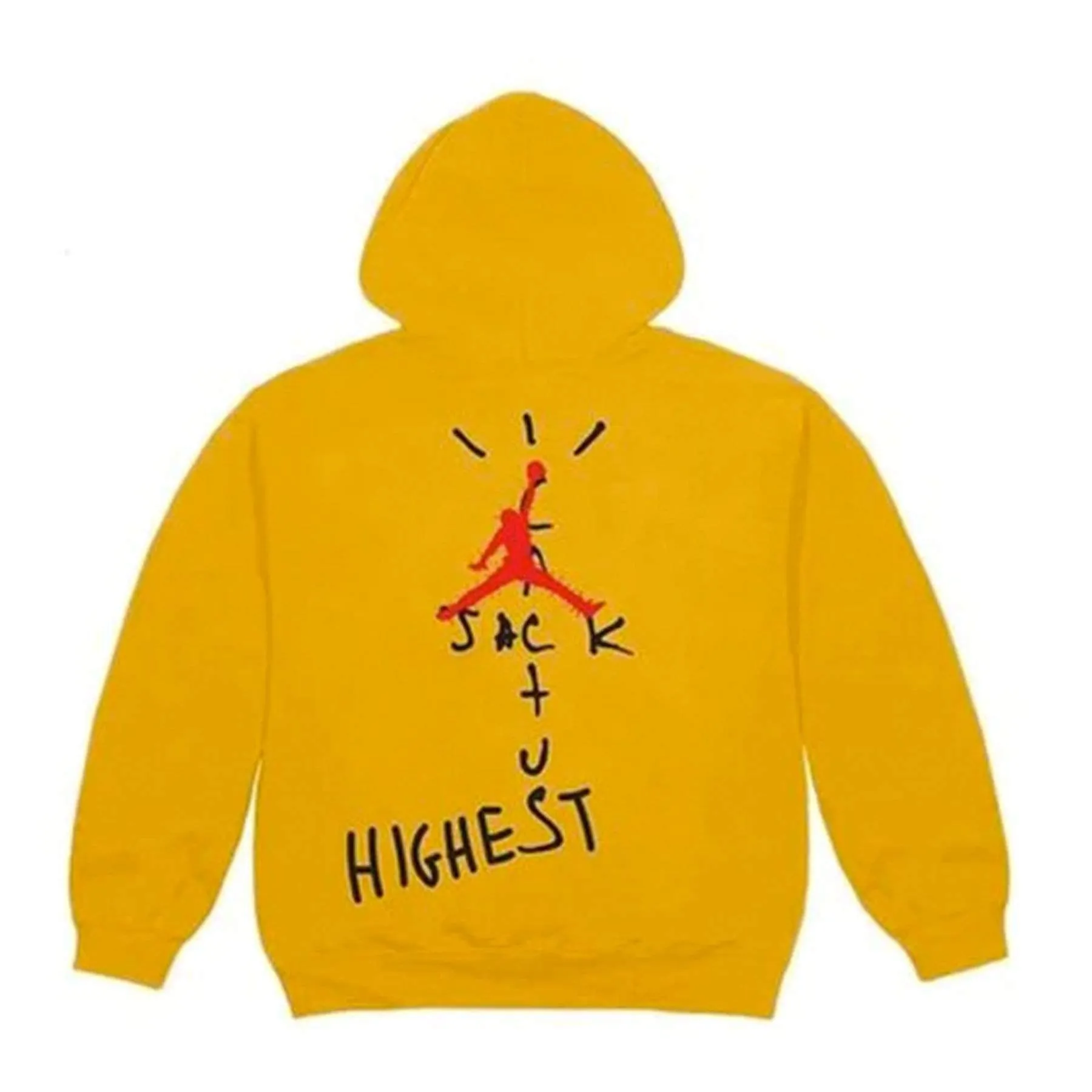 Travis Scott Jordan Cactus Jack Highest Hoodie Gold