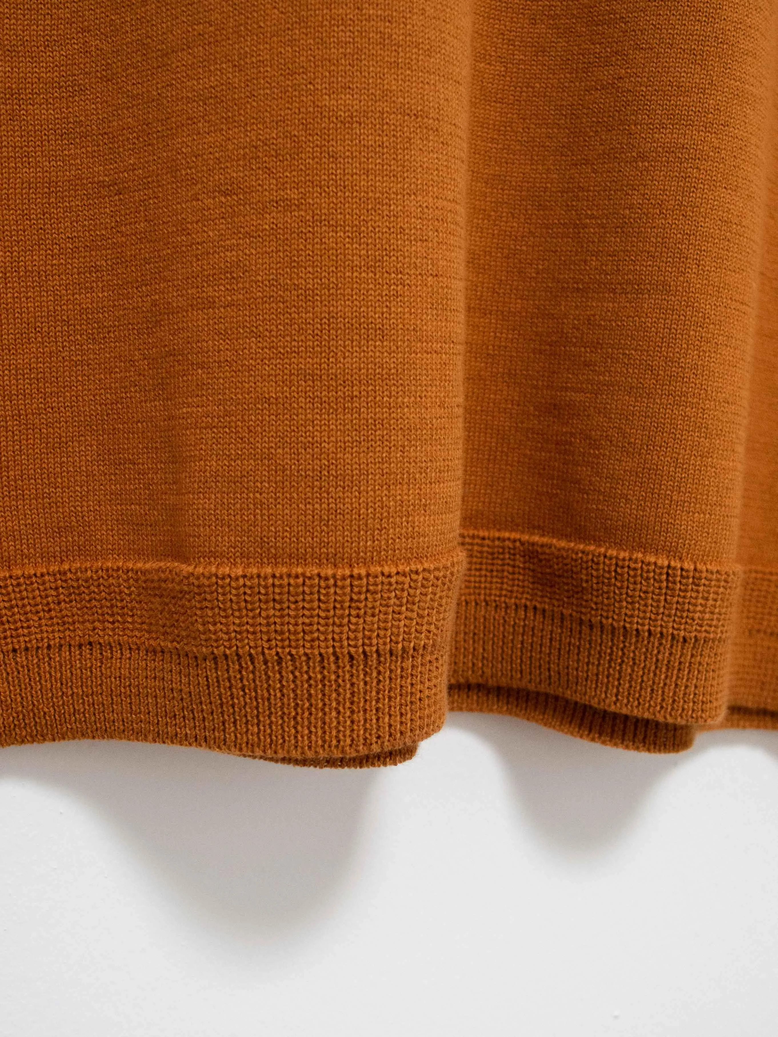 Turtleneck Knit Shirt - Brown Gold