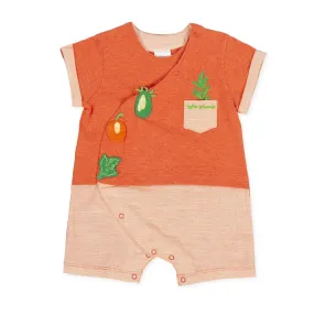 Tutto Piccolo Coral Vegetable Romper