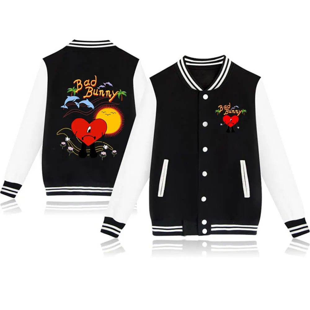 Un Verano Sin Ti Hoodie Bad Hoodie Bunny Hoodie Baseball Jacket ACcosplay