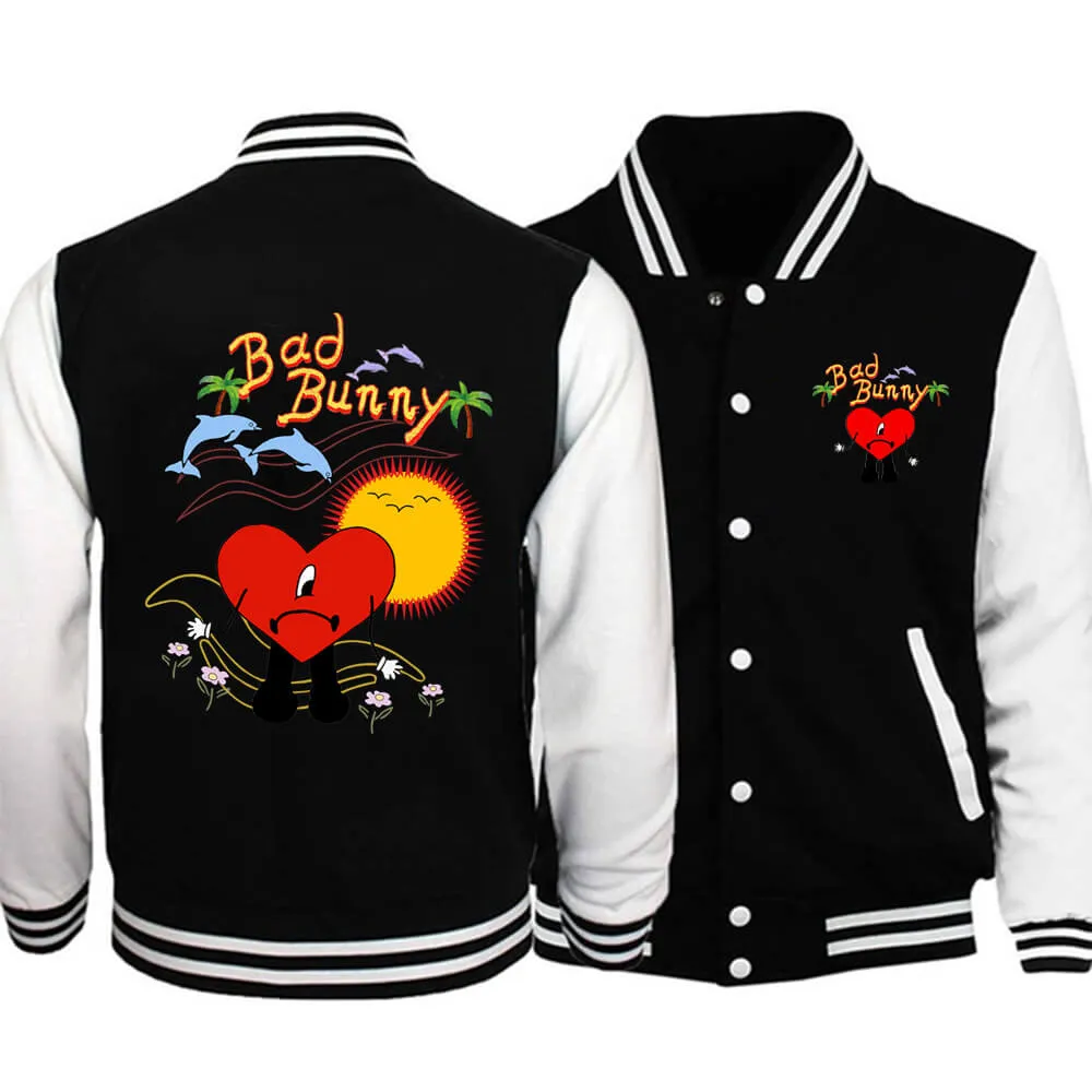 Un Verano Sin Ti Hoodie Bad Hoodie Bunny Hoodie Baseball Jacket ACcosplay