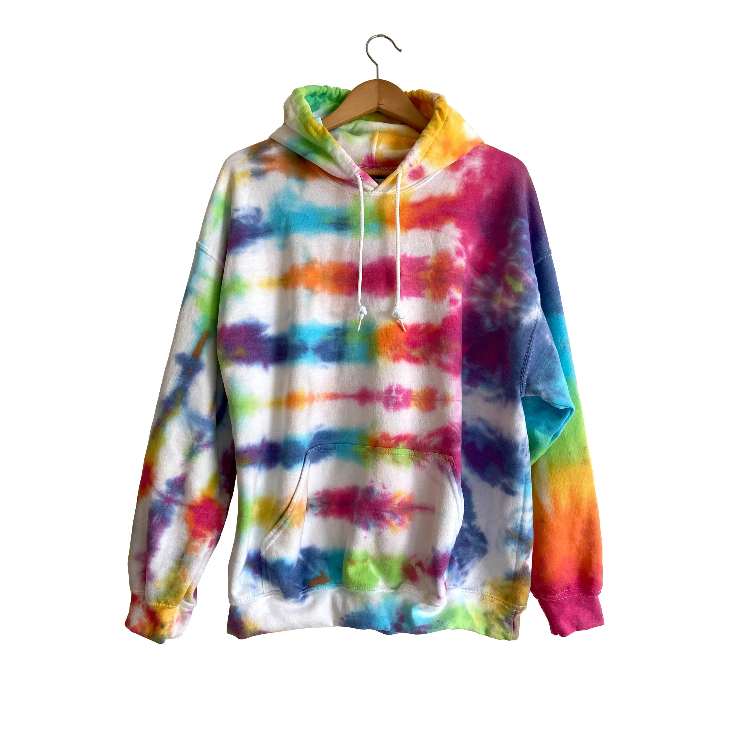 Unisex Rainbow Tie Dye Hoodie