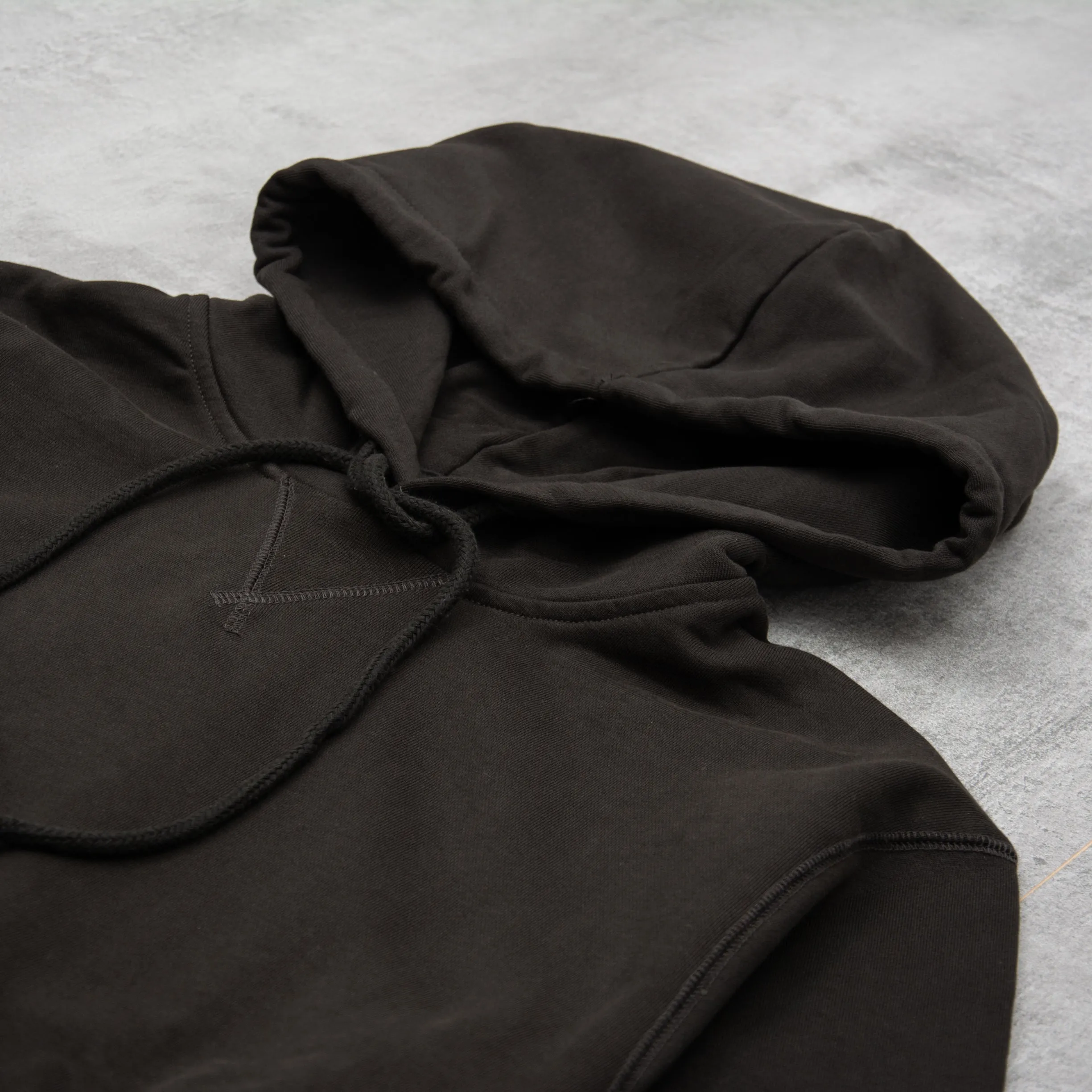 Uskees 7004 Hooded Sweatshirt - Faded Black