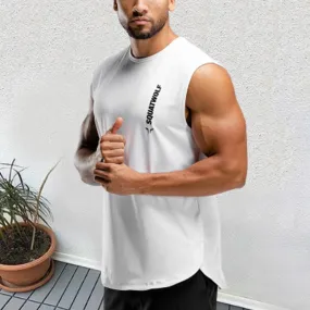 Vest Fitness Sleeveless Slim Men's Tops