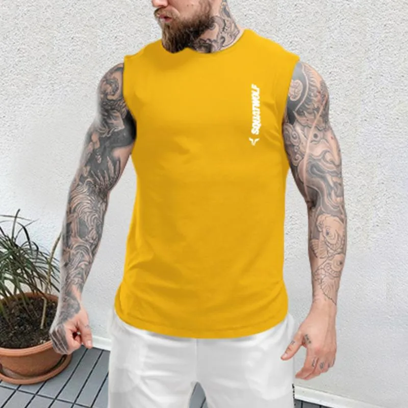 Vest Fitness Sleeveless Slim Men's Tops