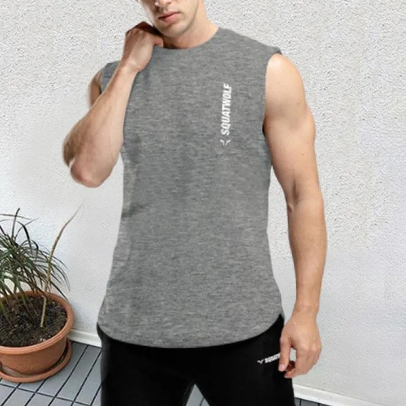 Vest Fitness Sleeveless Slim Men's Tops