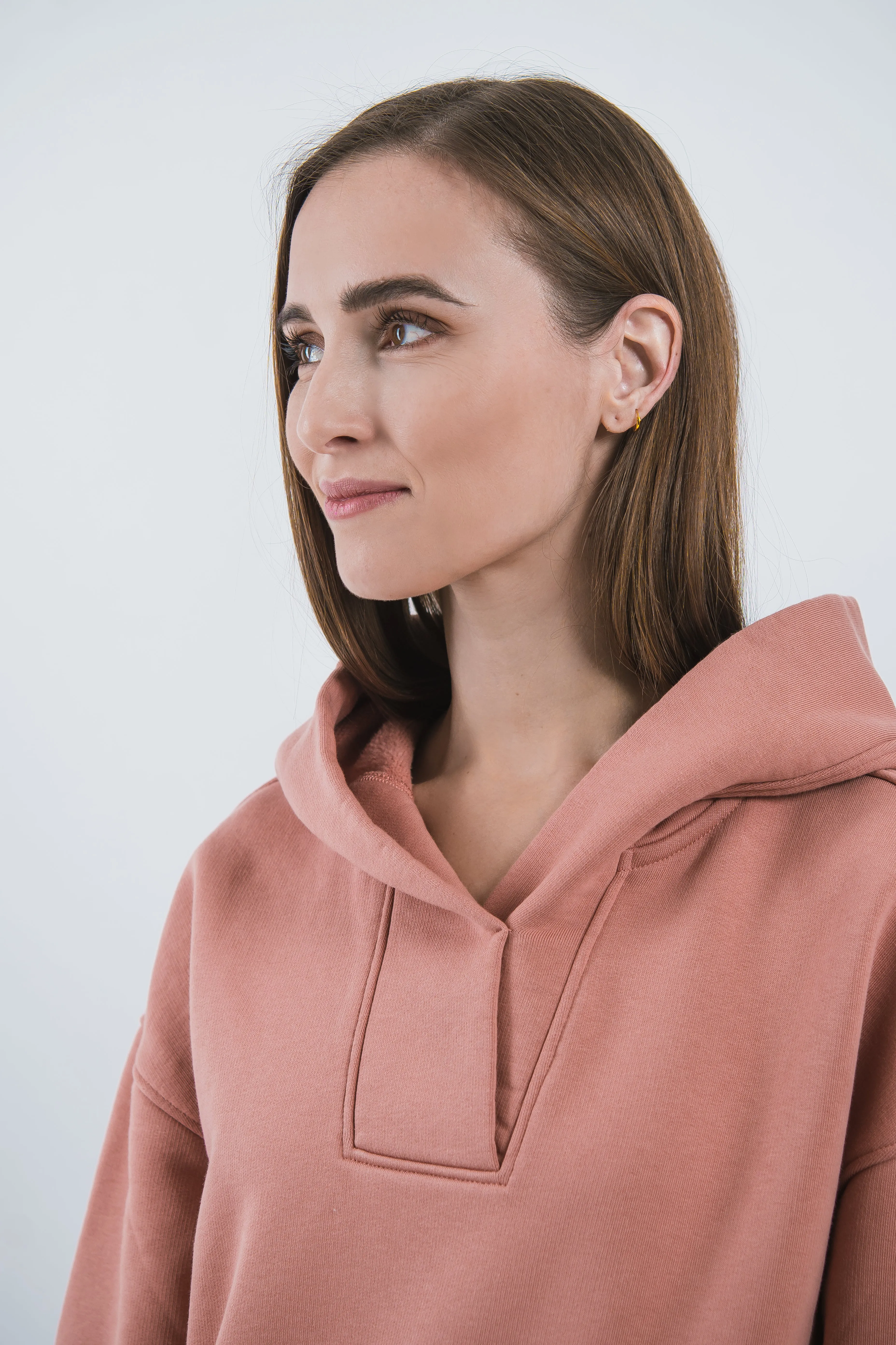 Women's Hoodie Be Lenka Essentials - Salmon Pink