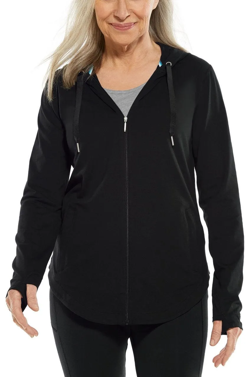 Women's LumaLeo Zip-Up Hoodie  |  Black