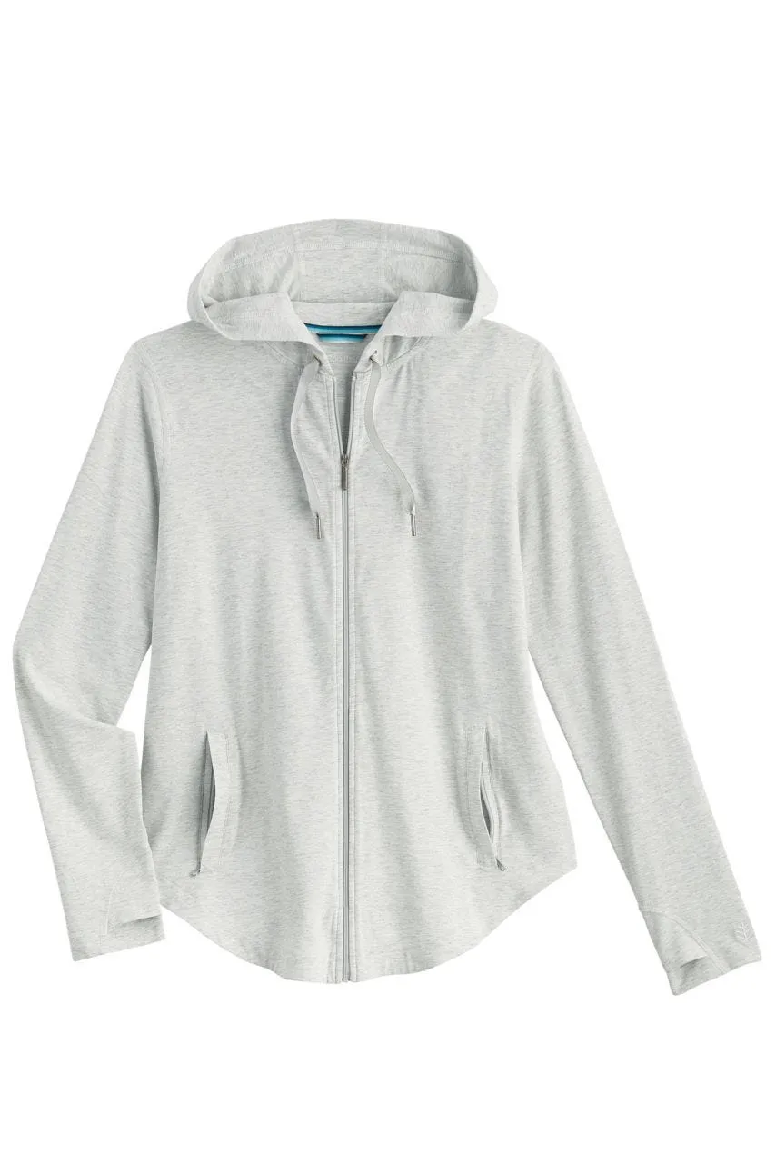 Women's LumaLeo Zip-Up Hoodie  |  Light Grey Heather