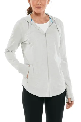 Women's LumaLeo Zip-Up Hoodie  |  Light Grey Heather