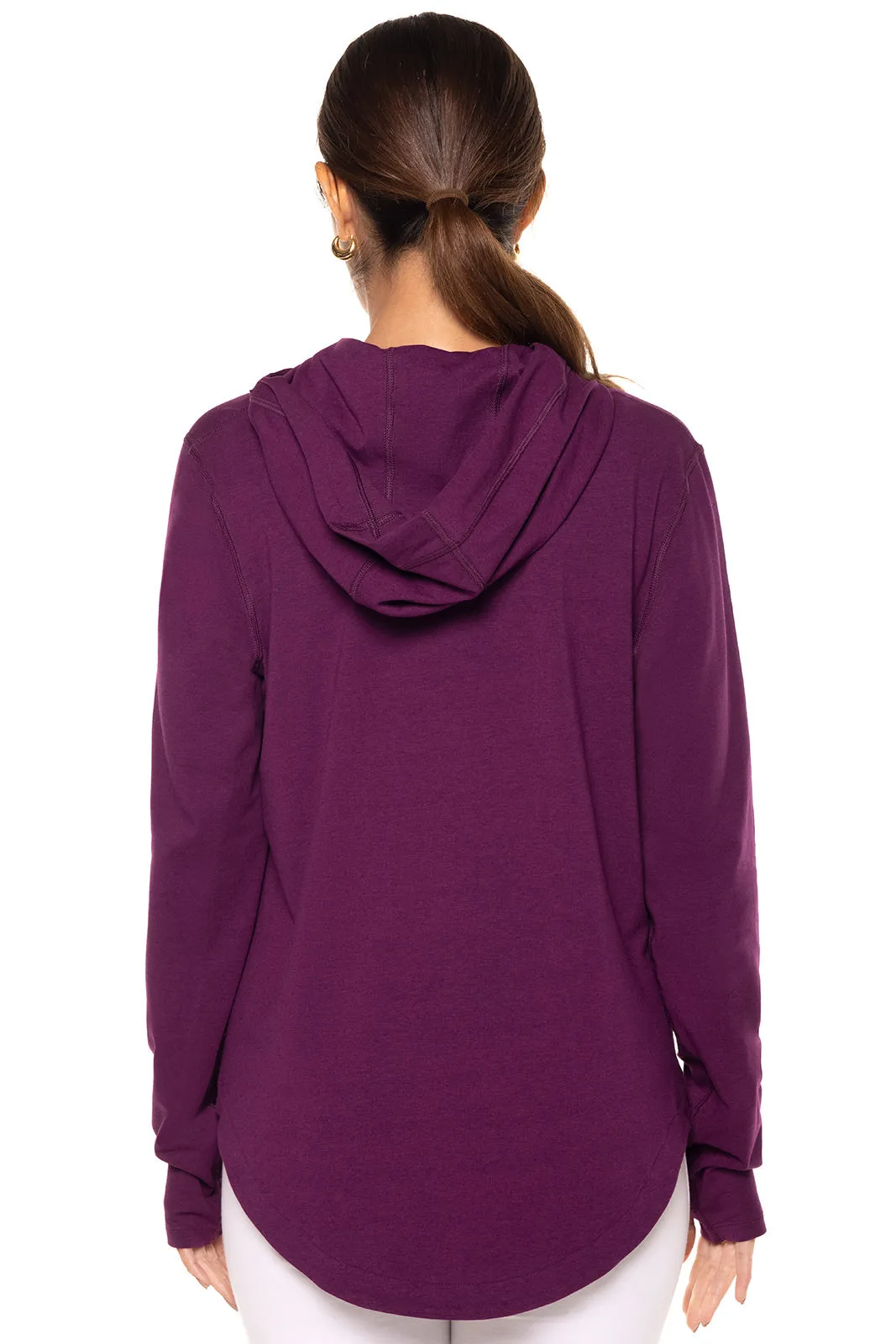 Women's LumaLeo Zip-Up Hoodie  |  Rich Plum